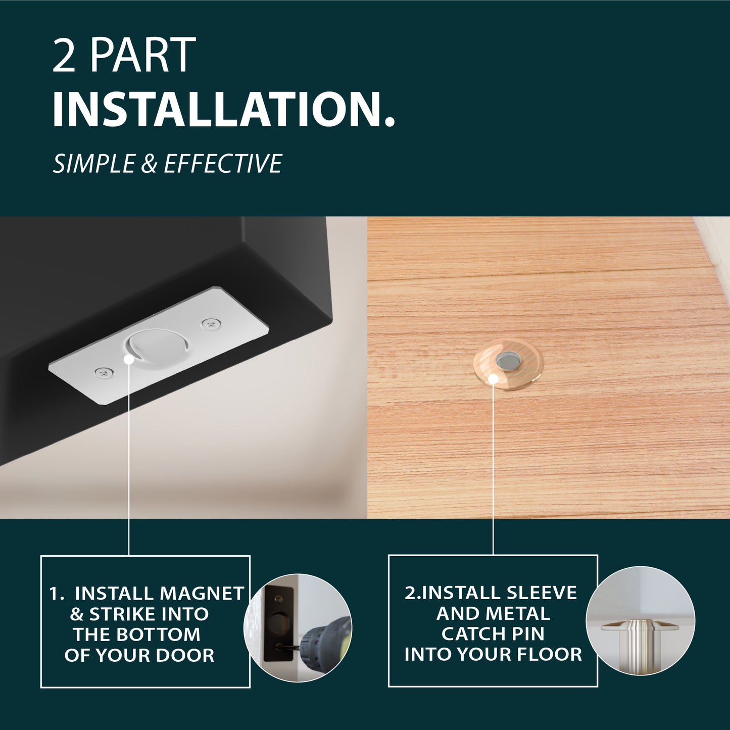 Invisible Magnet Doorstop