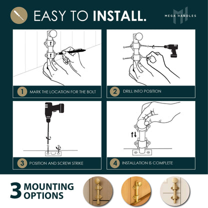 Dutch Door Bolt