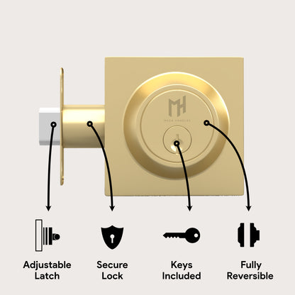 Square Deadbolt