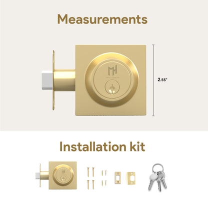 Square Deadbolt