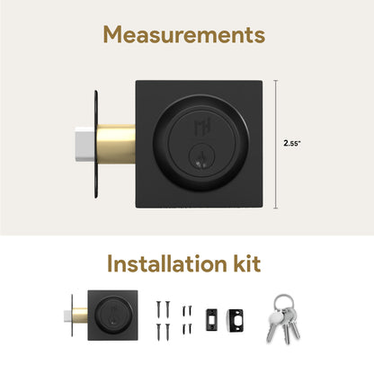 Square Deadbolt