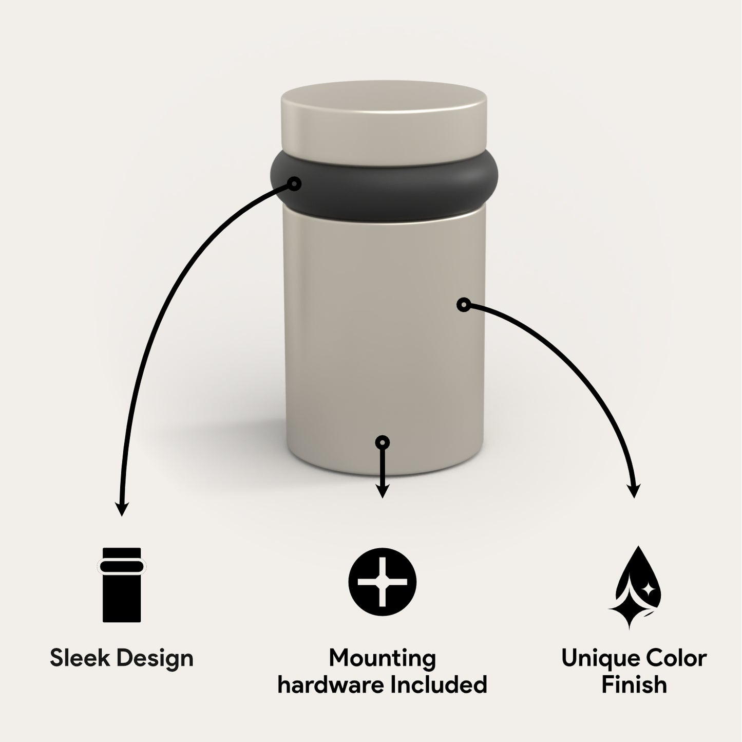 Cylinder Door Stopper