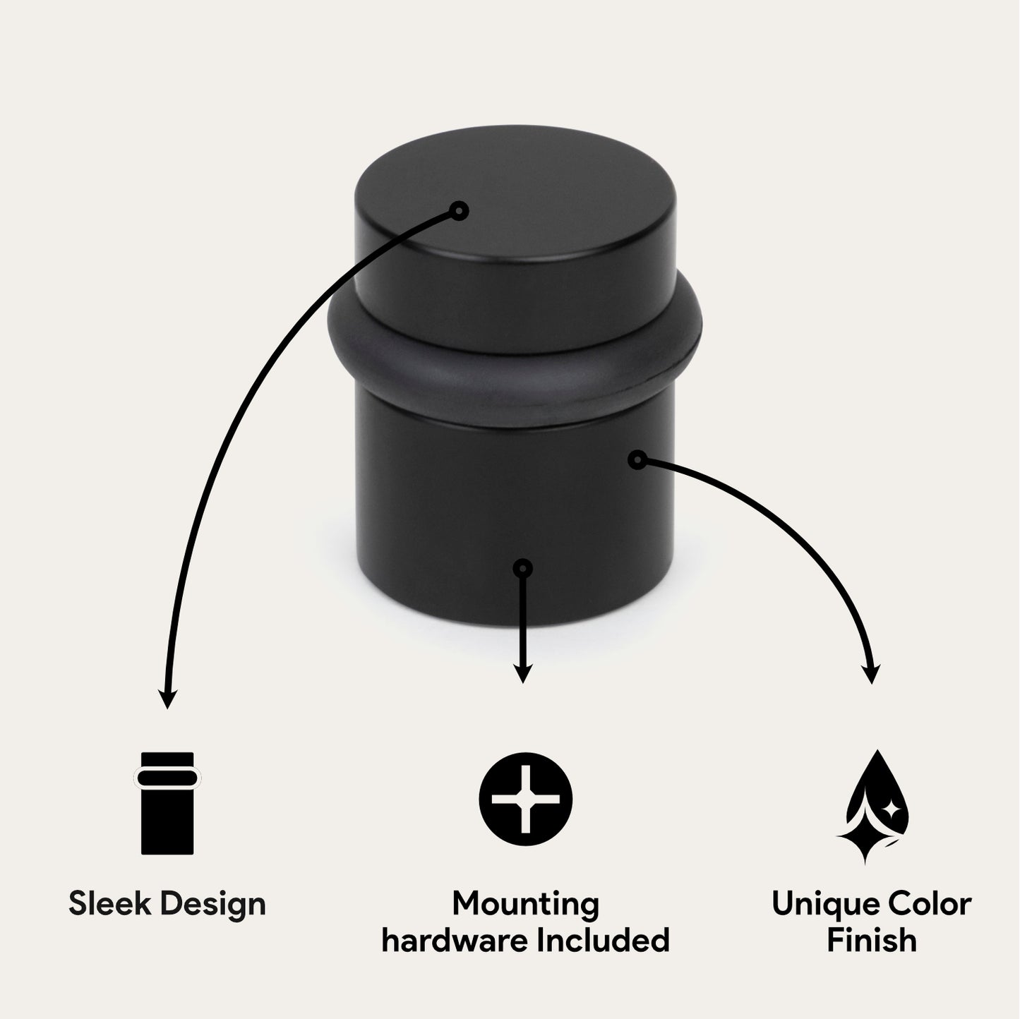 Cylinder Door Stopper