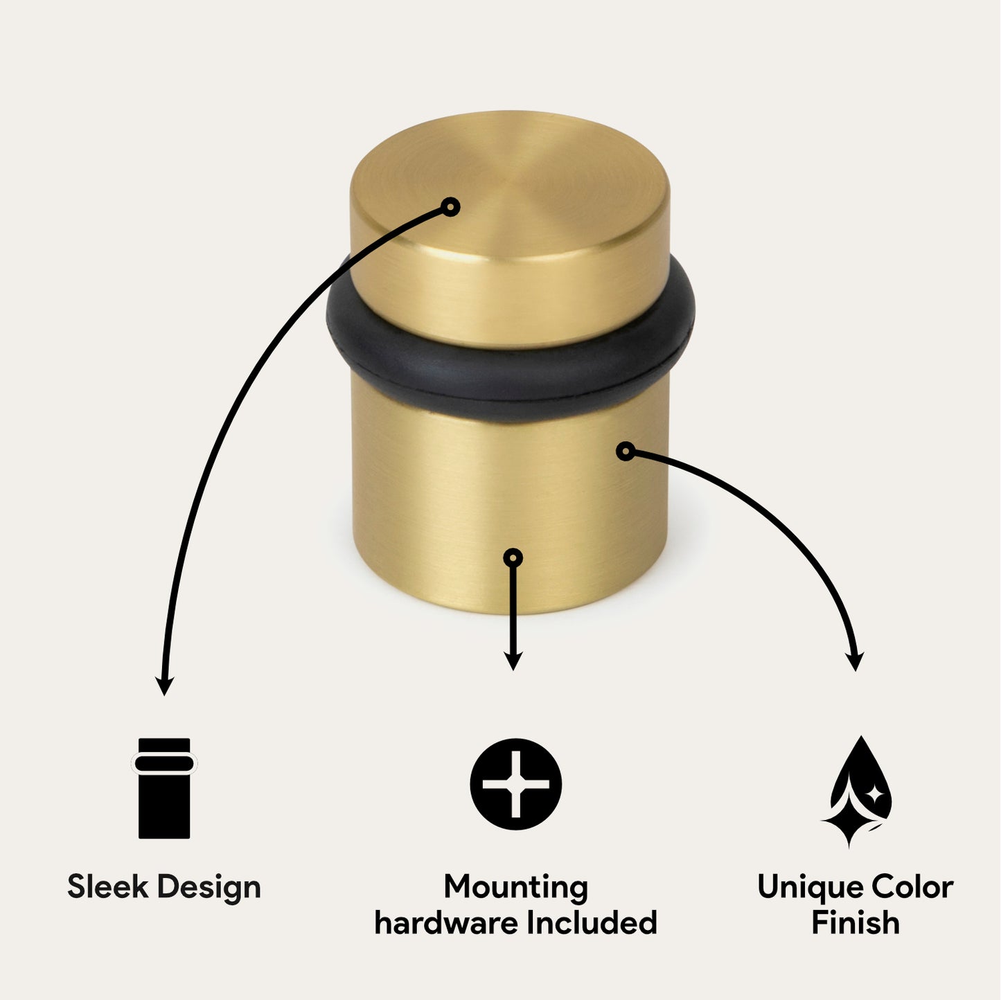 Cylinder Door Stopper