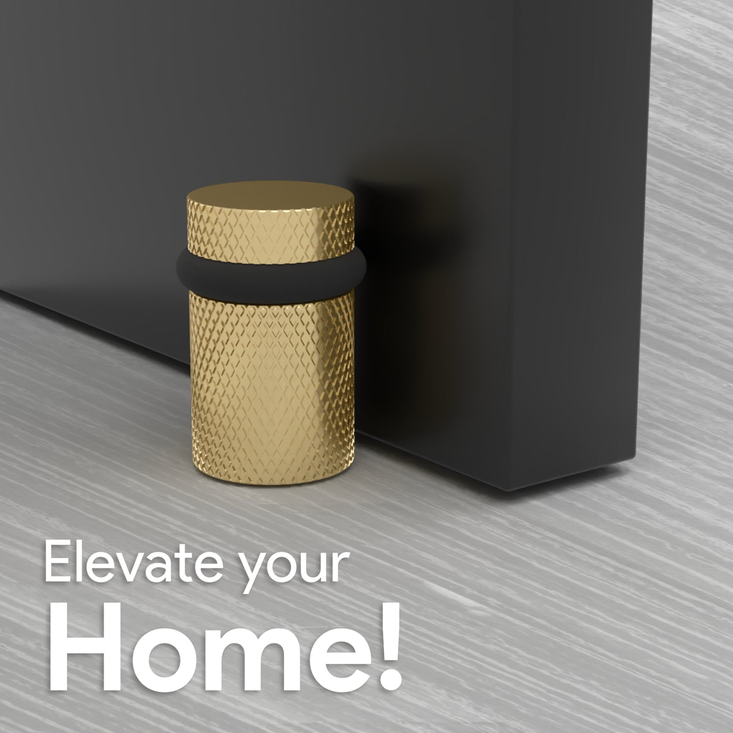 Knurled Door Stopper