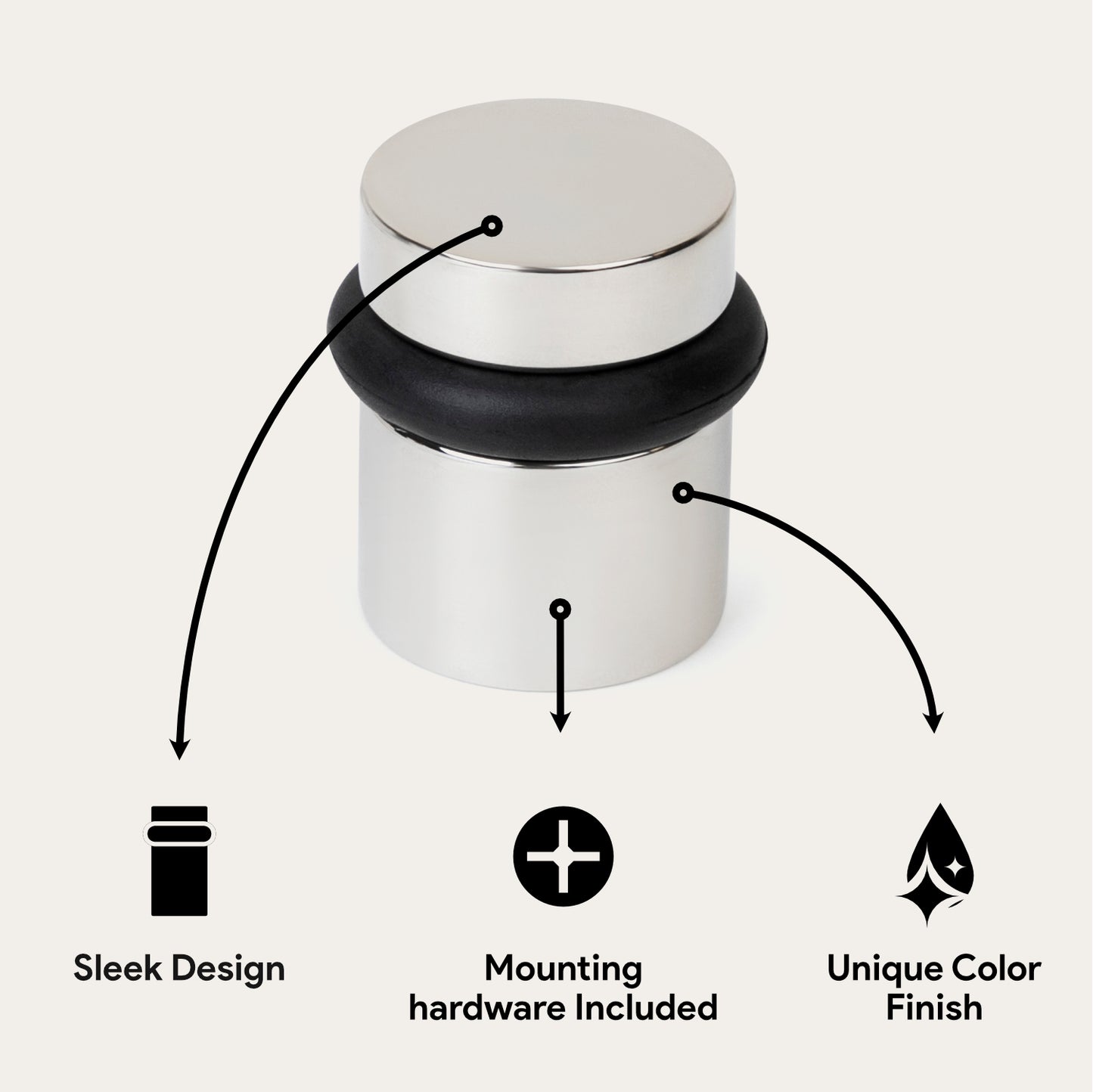 Cylinder Door Stopper