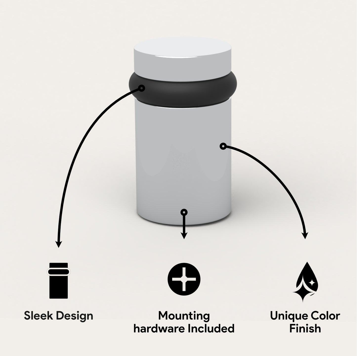 Cylinder Door Stopper