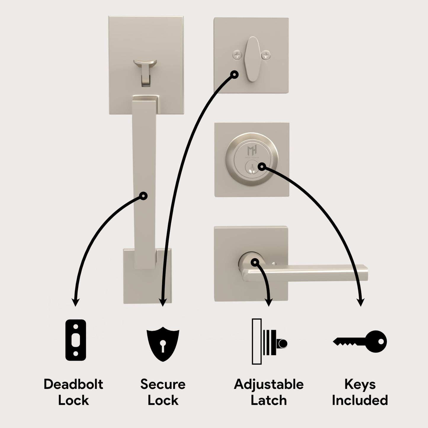 Tobelle Collection | Entrance Handle