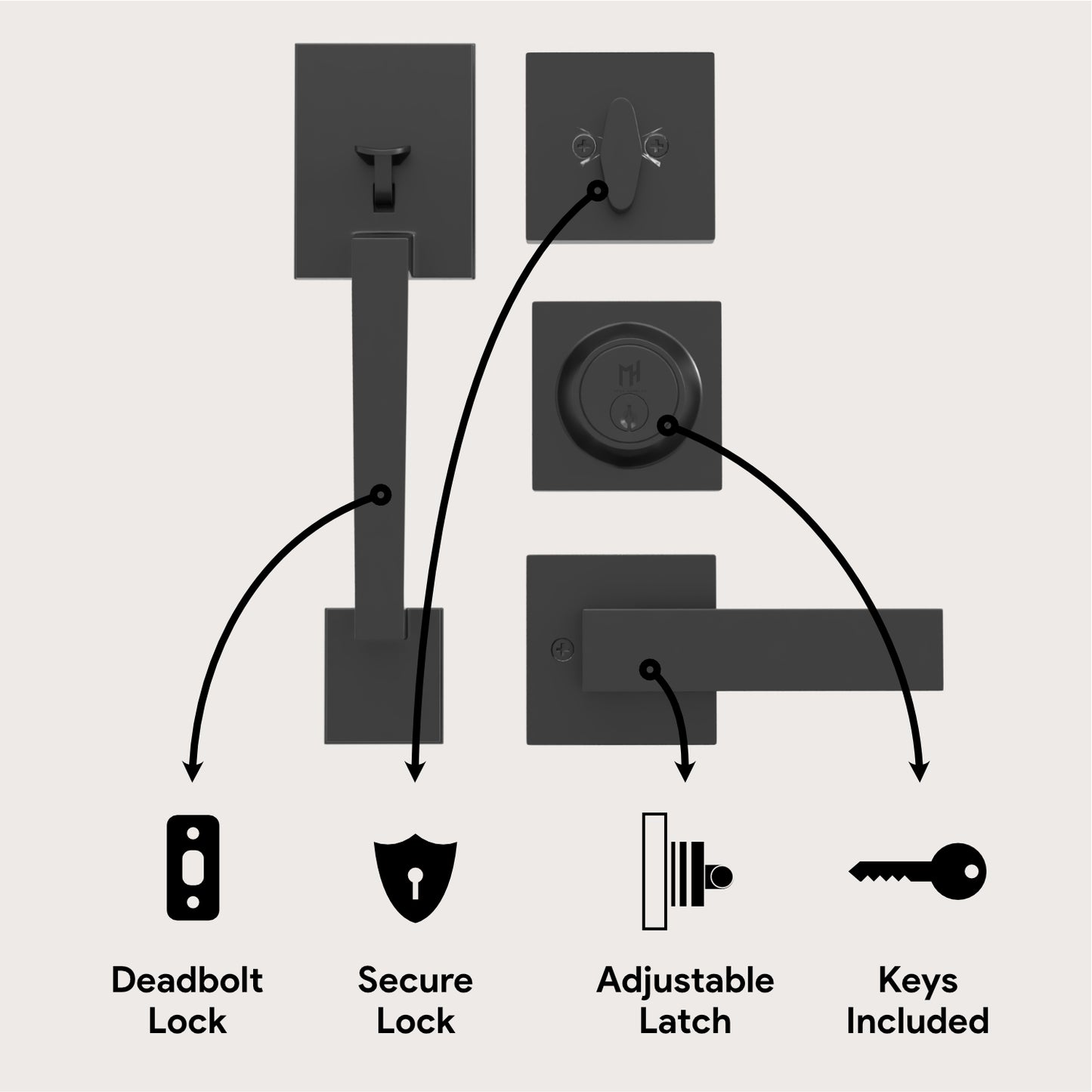 Tobelle Collection | Entrance Handle