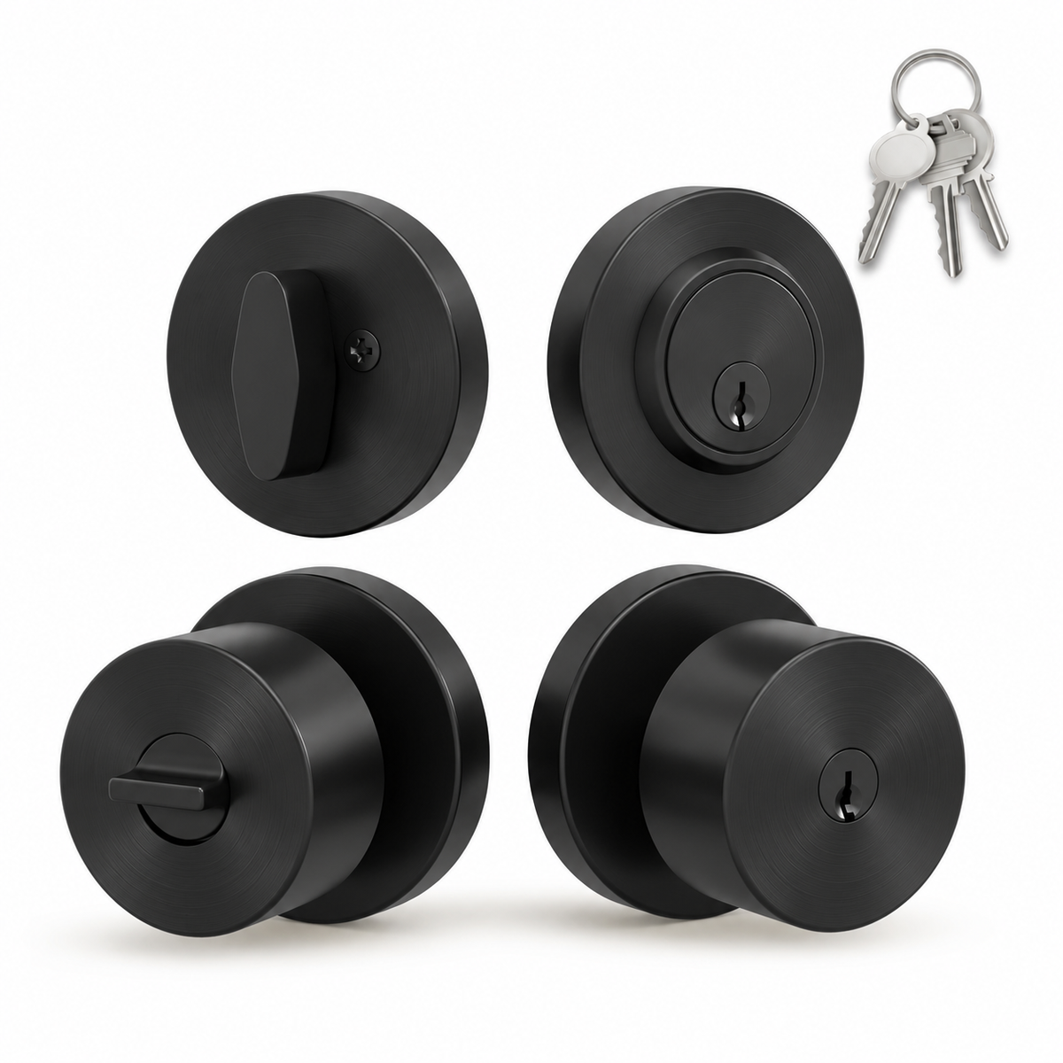 Buena Matte Black / Entry + Deadbolt Combo product image