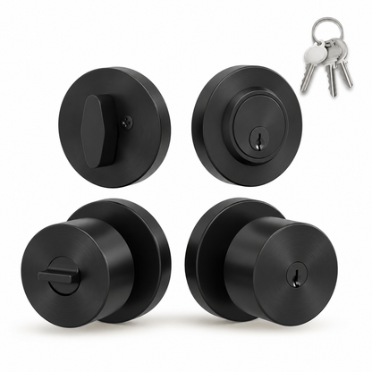 Buena Matte Black / Entry + Deadbolt Combo product image