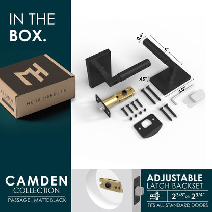 Camden Collection | L-Square Cylindrical Lever