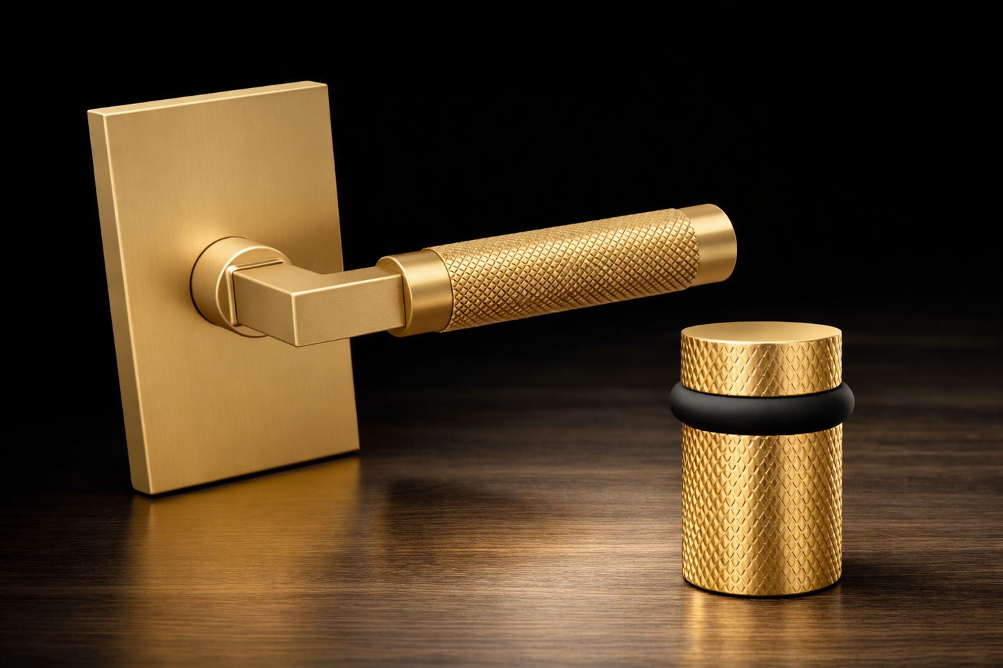 Knurled Door Stopper
