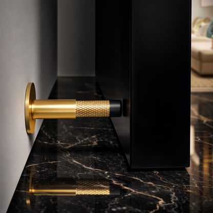 Knurled Baseboard Door Stopper