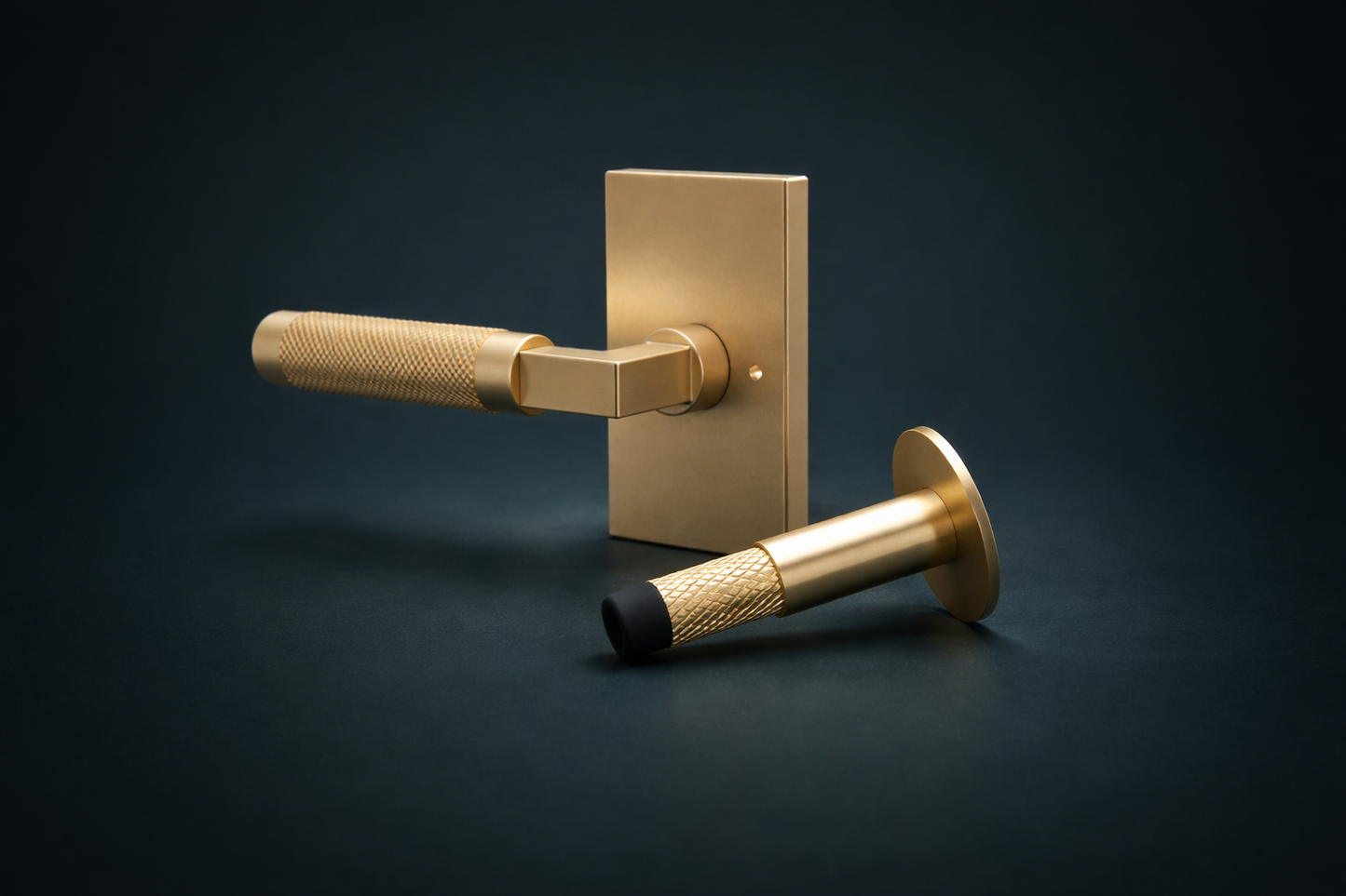 Knurled Baseboard Door Stopper