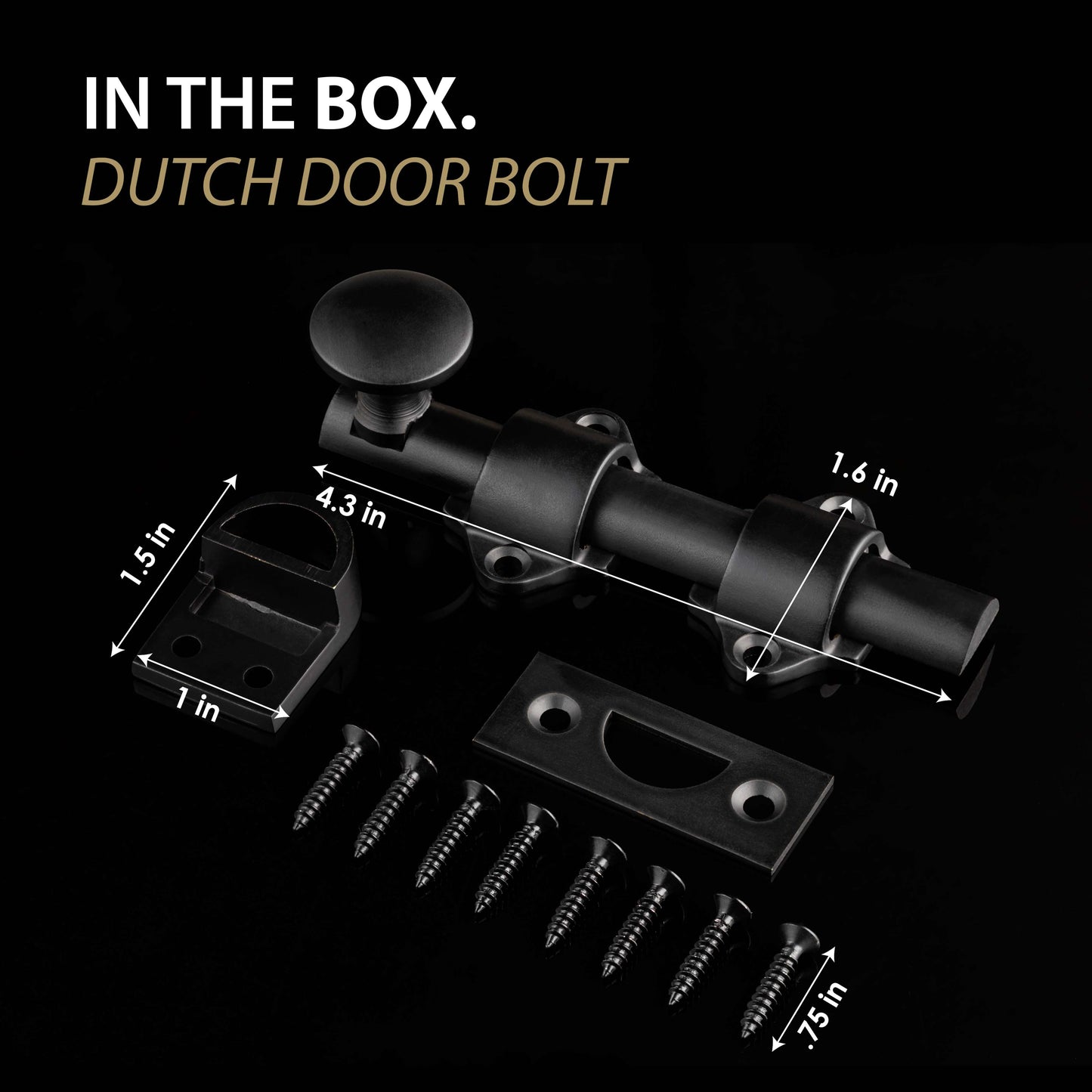 Dutch Door Bolt