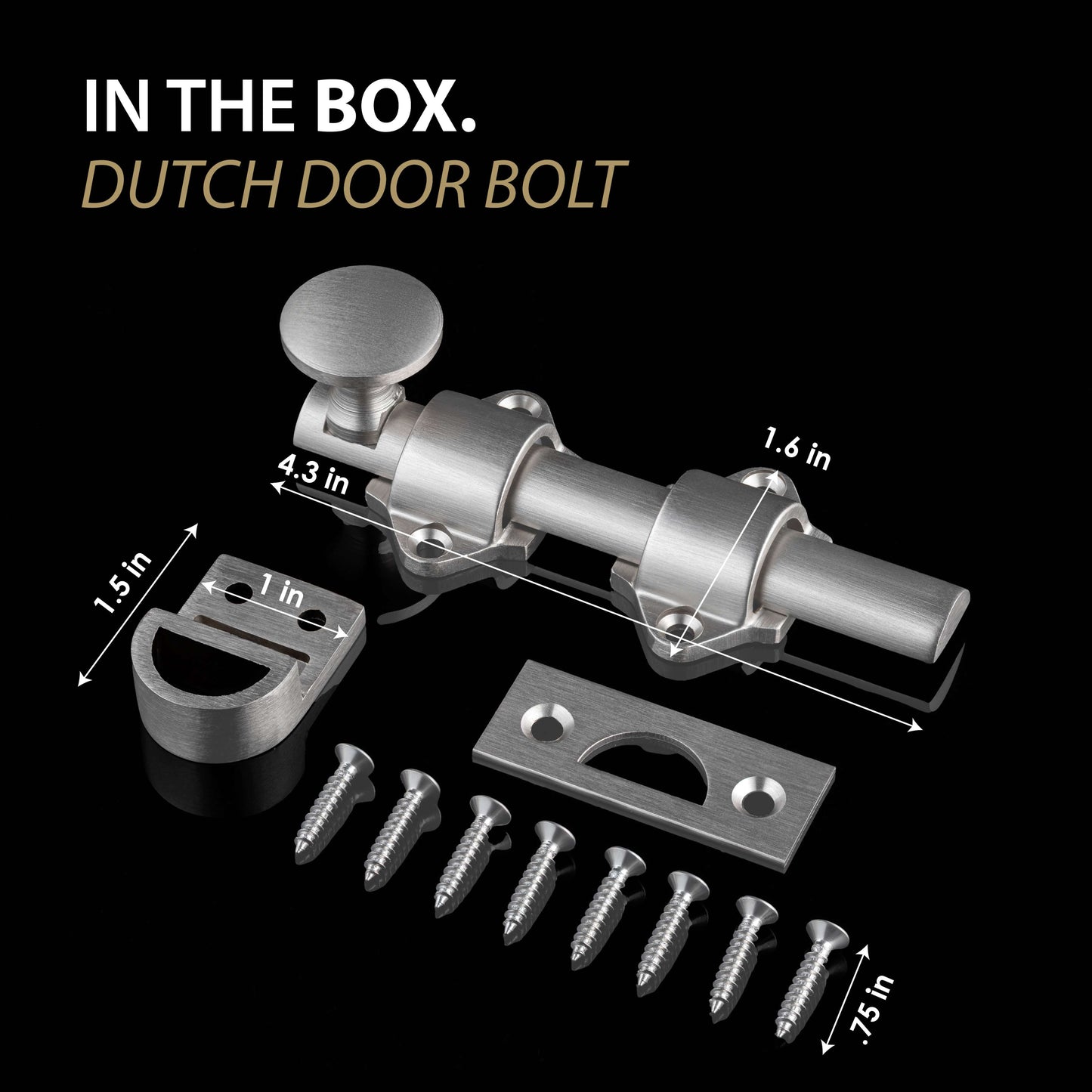 Dutch Door Bolt