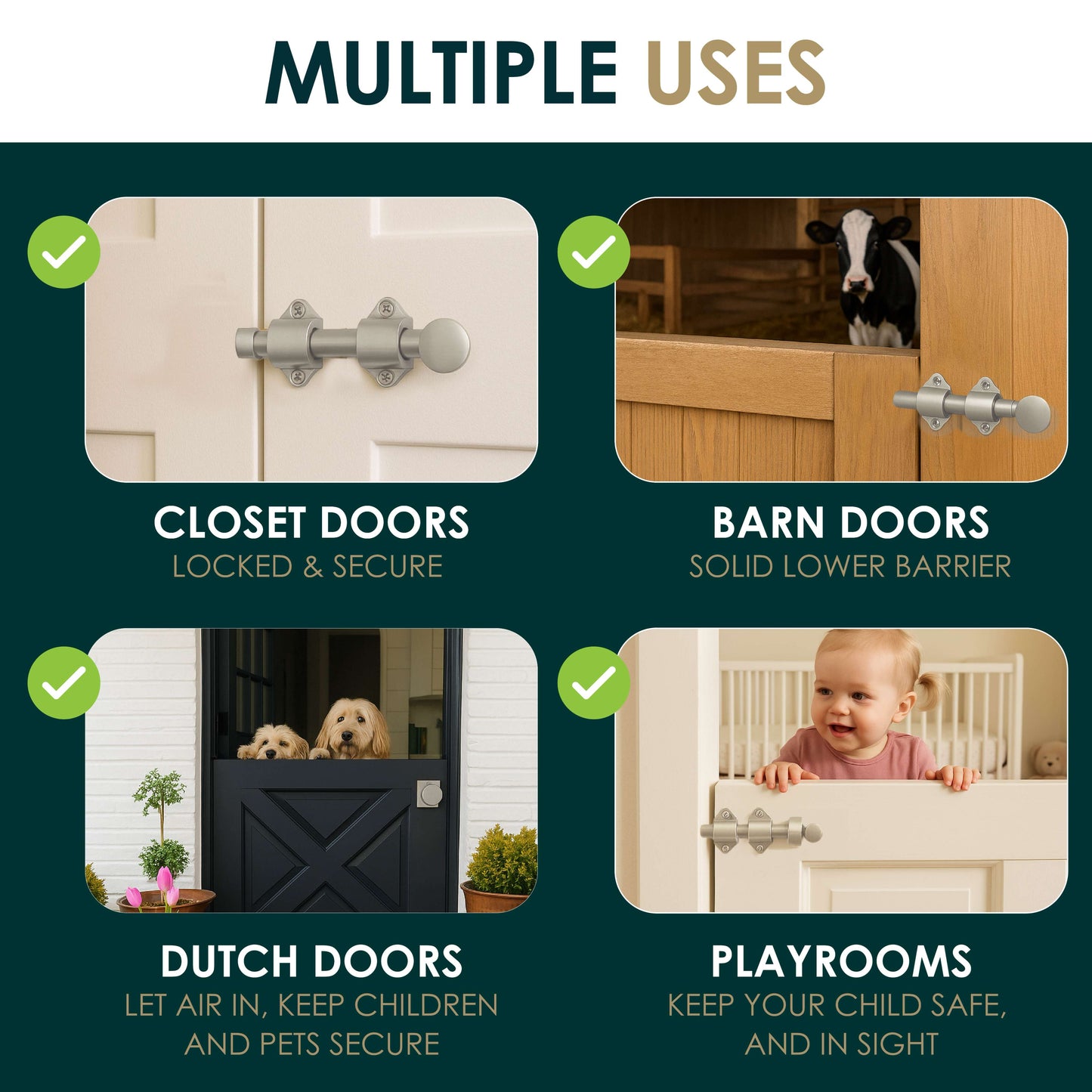 Dutch Door Bolt