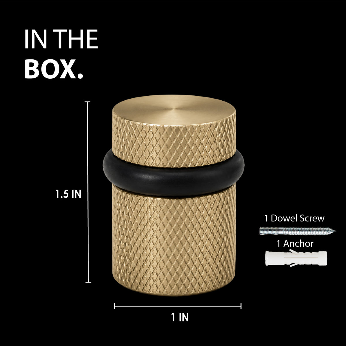 Door Stopper | Knurled