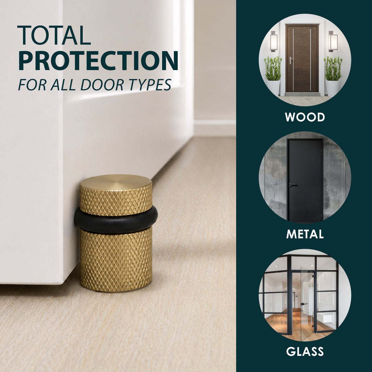 Door Stopper | Knurled
