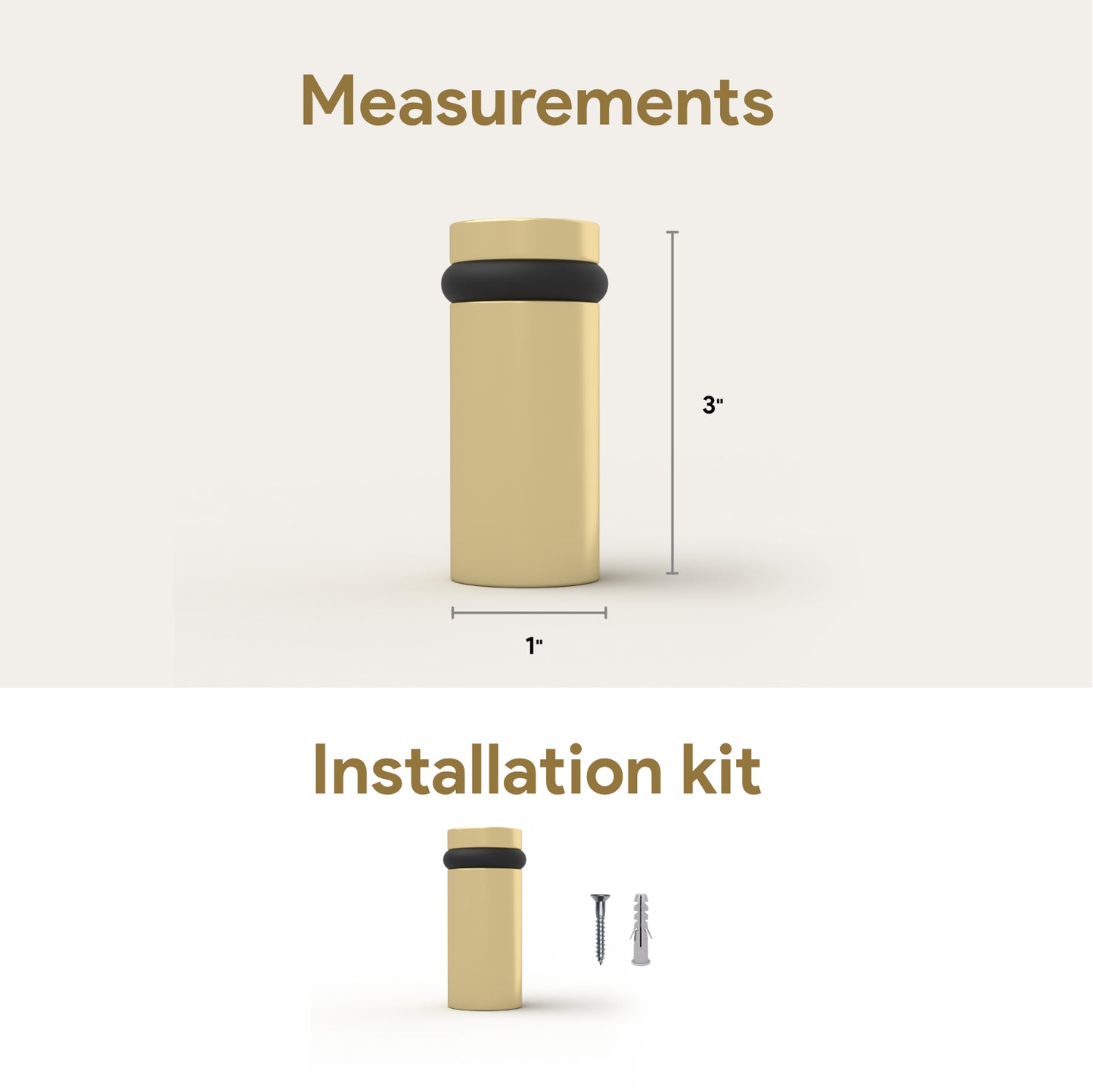 Cylinder Door Stopper
