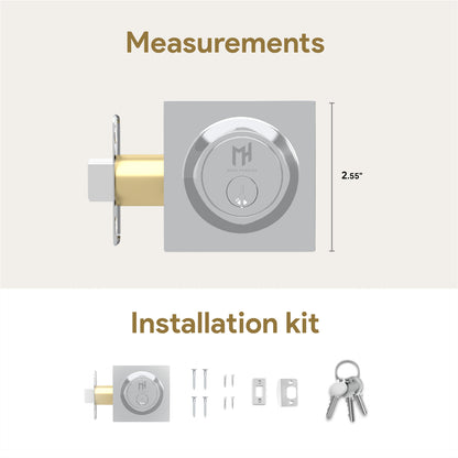 Square Deadbolt