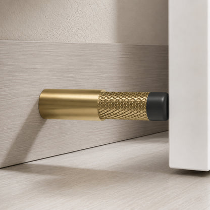 Door Stopper | Knurled Slim Baseboard