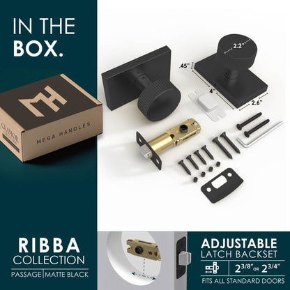 Emeluxe | Ribba Collection | Ridged Knob
