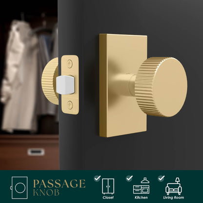 Emeluxe | Ribba Collection | Ridged Knob