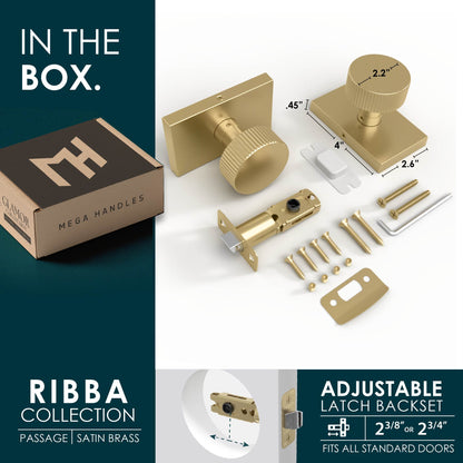 Emeluxe | Ribba Collection | Ridged Knob