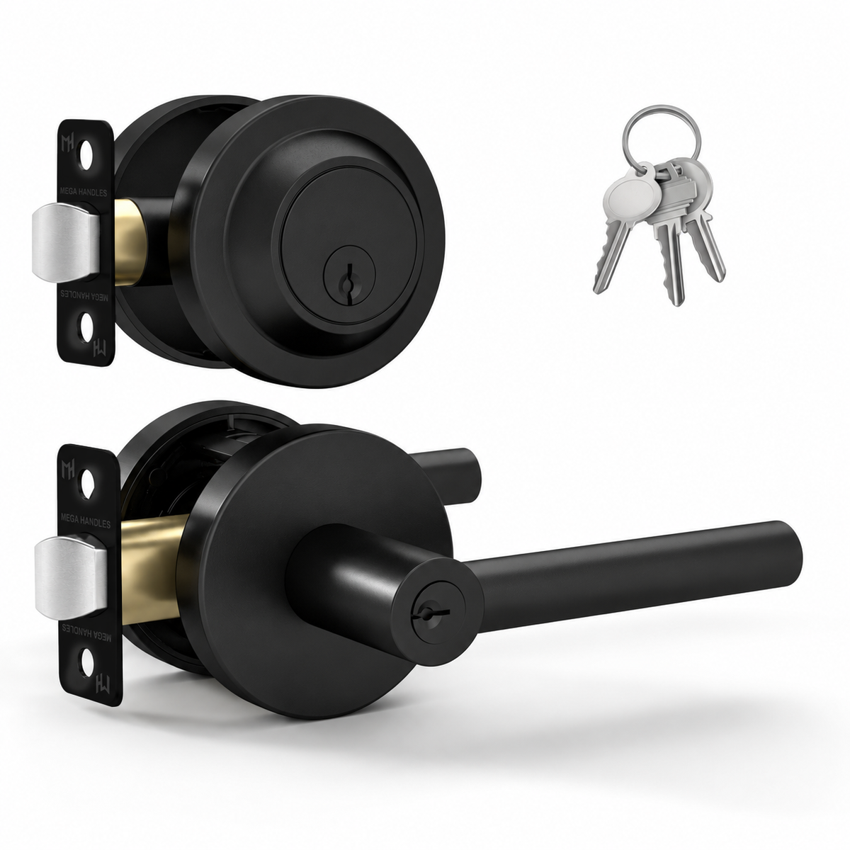 Ronn Matte Black / Entry + Deadbolt Combo product image