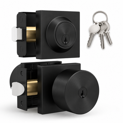 Suana Matte Black / Entry + Deadbolt Combo product image